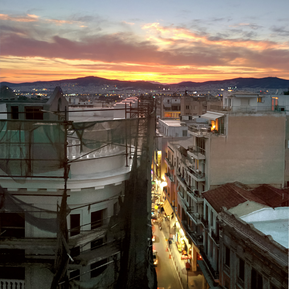 Sunset - Athens, Greece Print